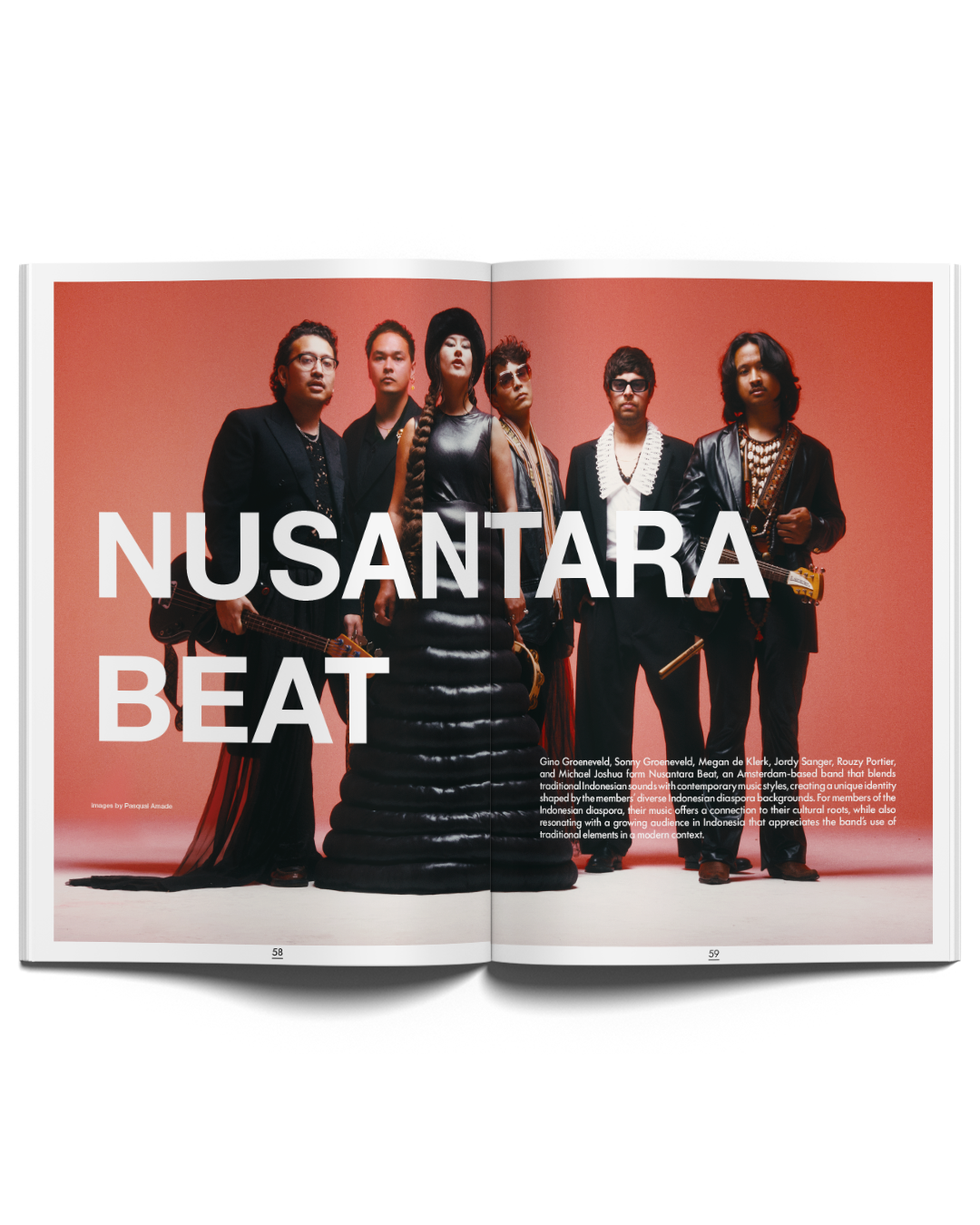 endy magazine 001 spread featuring Nusantara Beat