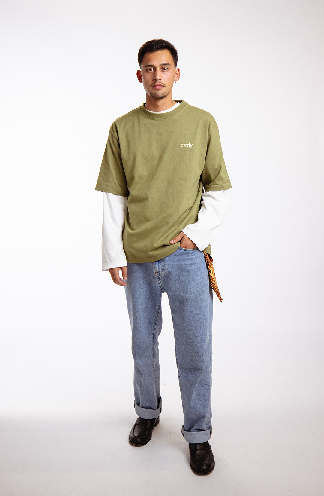 Coexistence t-shirt | olive green - boxy fit