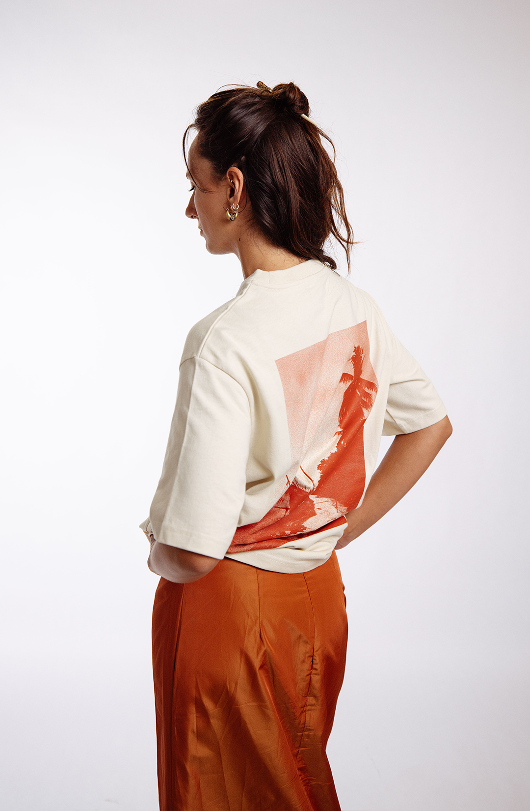 The Journey t-shirt | off-white - boxy fit