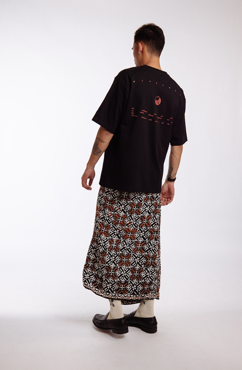 Endy | black 100% cotton, unisex, boxy fit t-shirt | The Diaspora