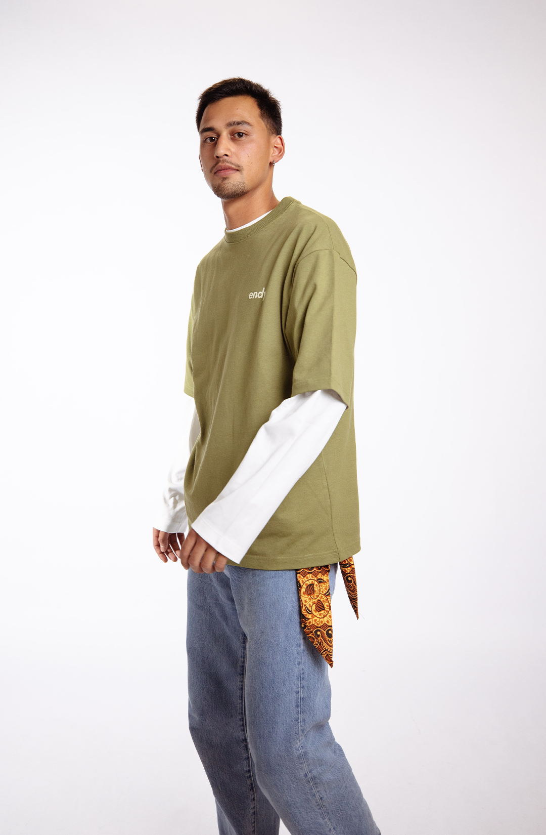 Coexistence t-shirt | olive green - boxy fit