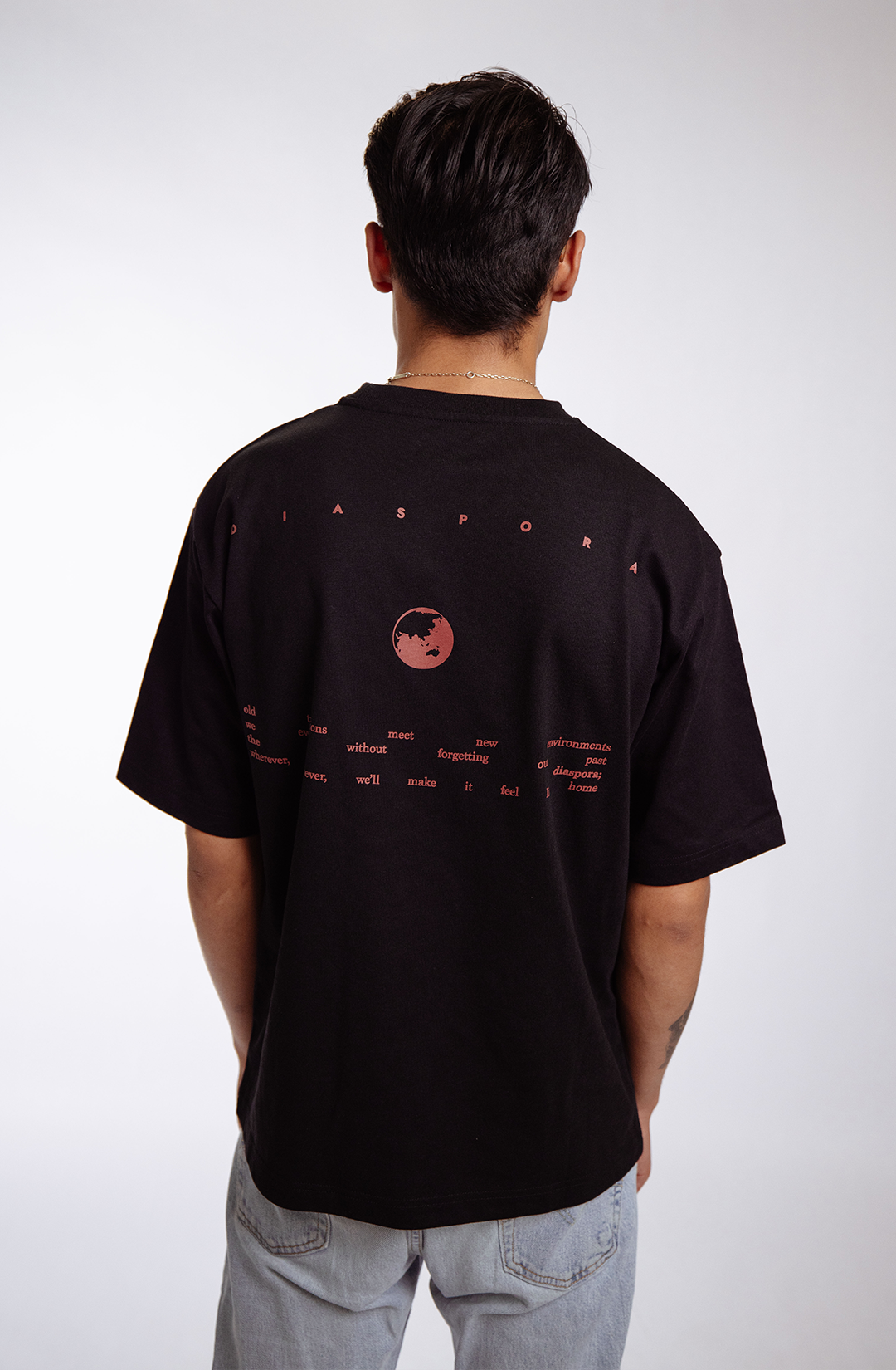 The Diaspora t-shirt  | black - boxy fit