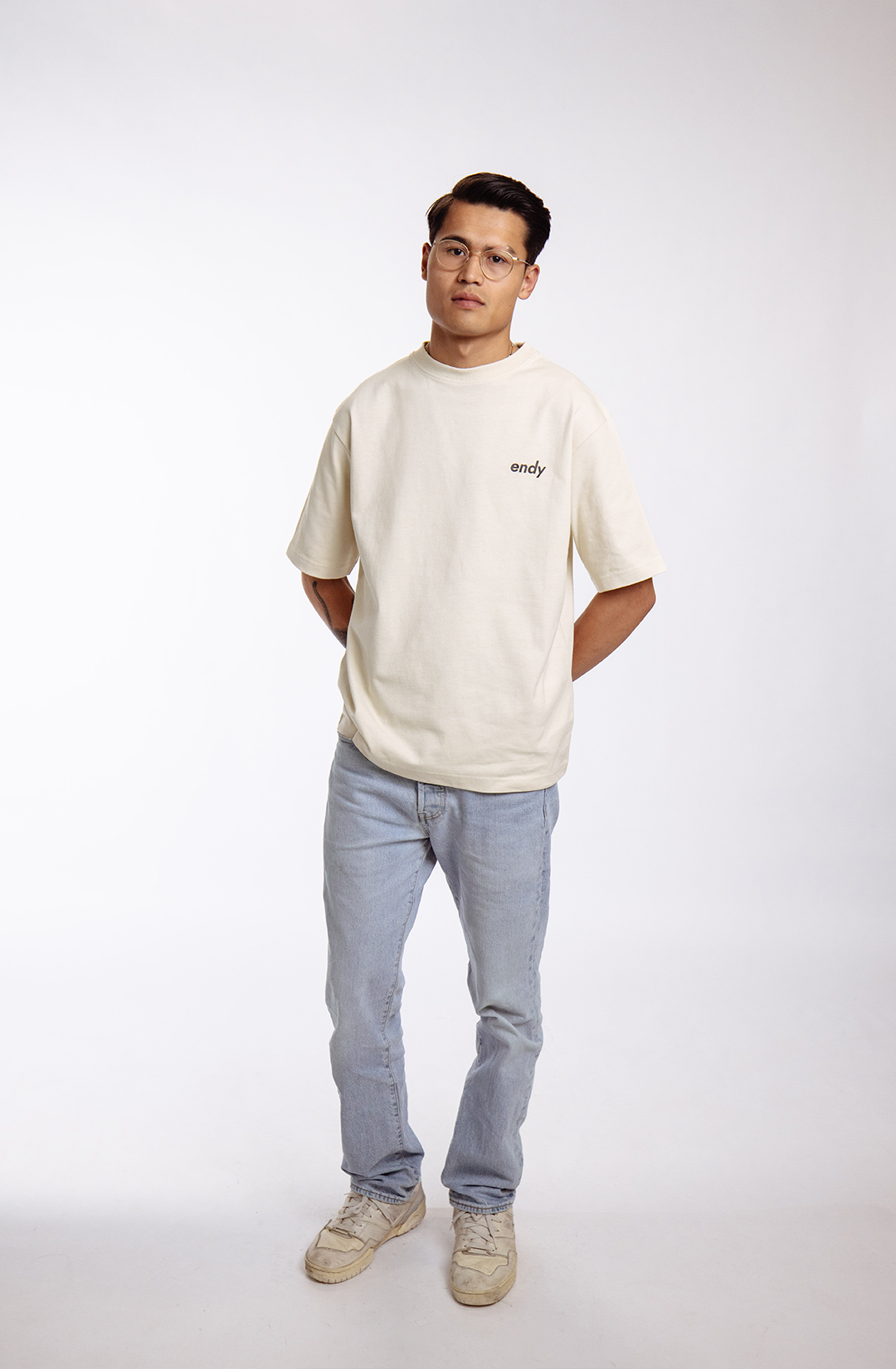 The Journey t-shirt  | off-white - boxy fit