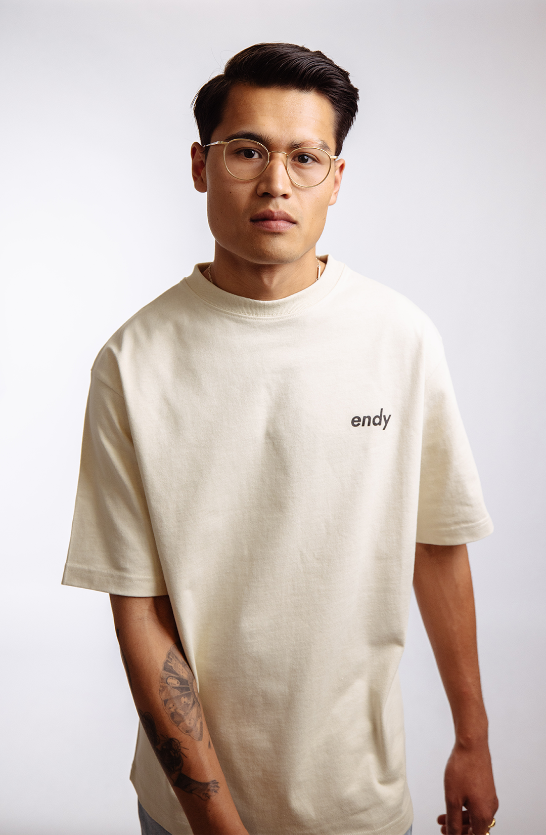 The Journey t-shirt  | off-white - boxy fit