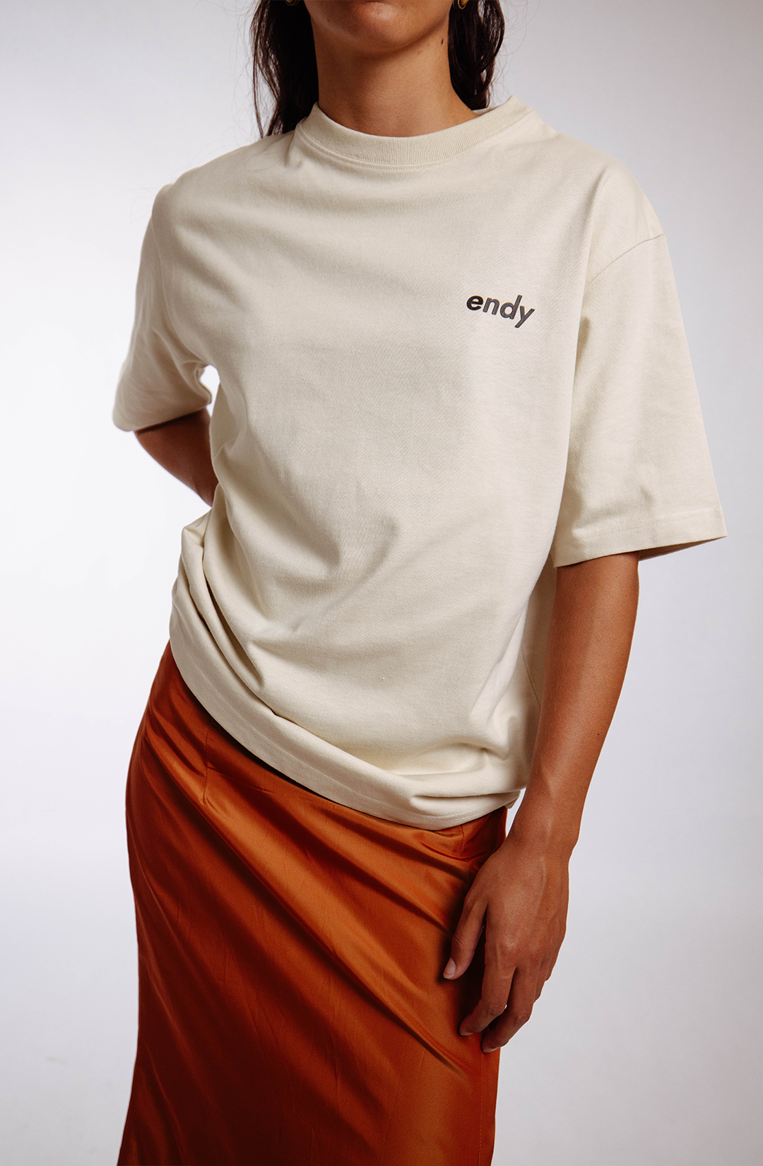 The Journey t-shirt  | off-white - boxy fit